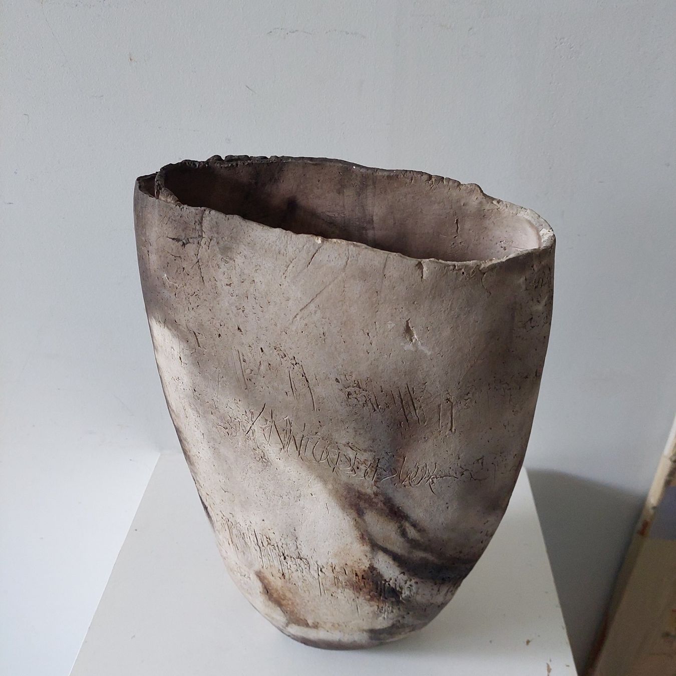 Vasen & Gefässe: GROSSE TERRACOTTA VASE    ALICE KAULL? – Gebraucht aus Bern von karo123 5