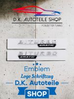Mercedes 4 Matic Biturbo 3D Aufkleber Emblem Logo Chrom