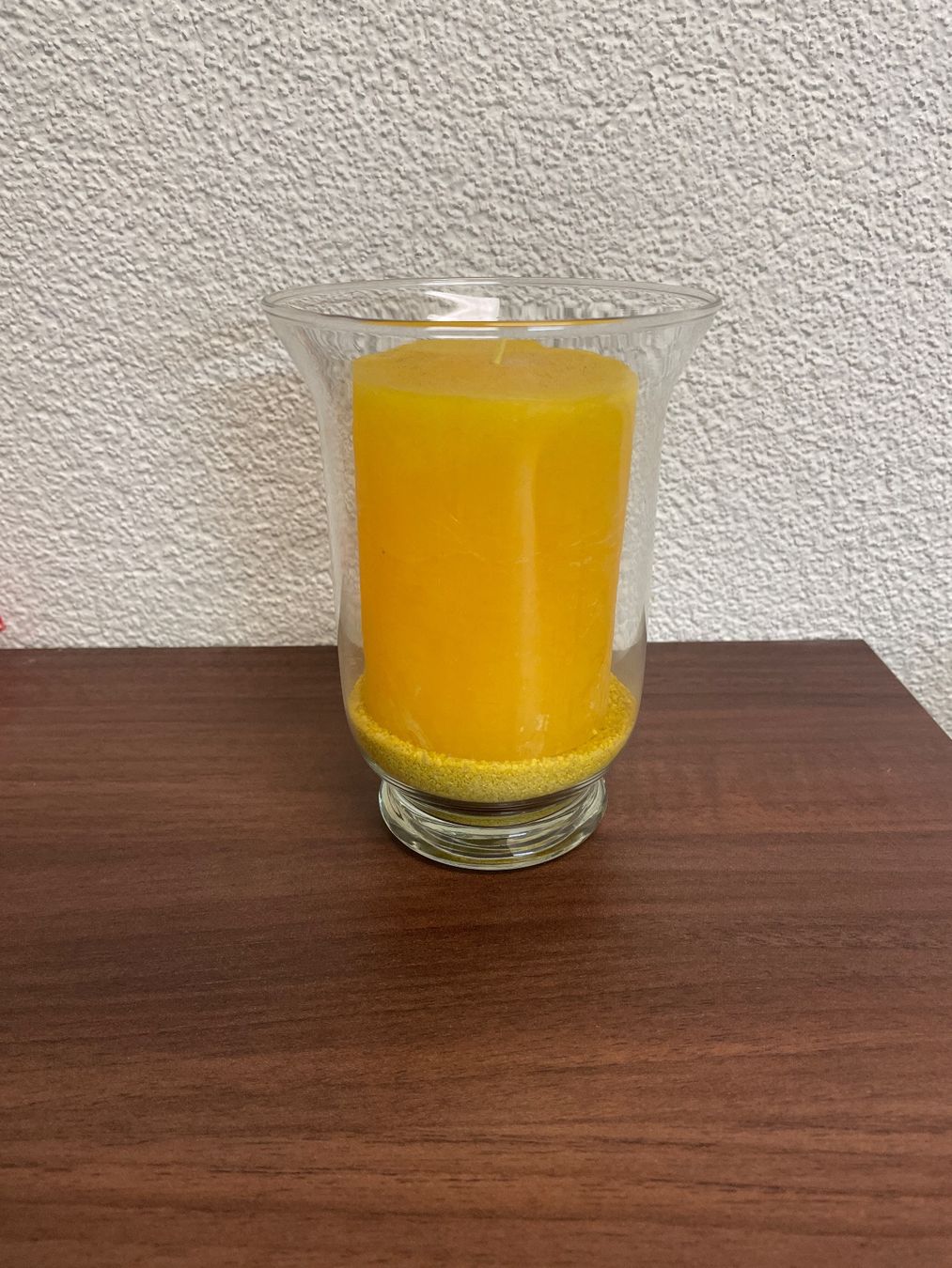 Vasi & Recipienti: Dekovase mit gelber Kerze – Nuovo (secondo la descrizione) da Zürich venduto da spo_zxm7