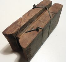 Gussform antike Holz Gussform  19 x 9 x 7 cm