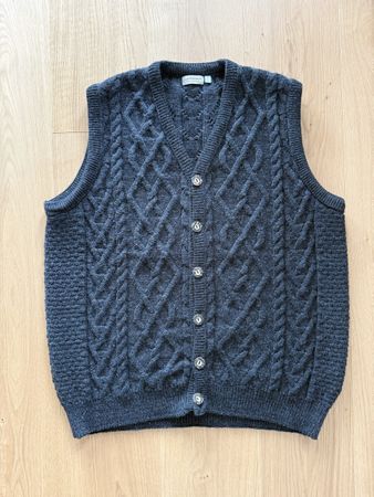 C&A Strickjacke Strickweste Wolle Weste Oktoberfest, Gr. L