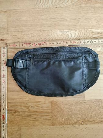Ultradünne Anti-Diebstahl Bauchtasche schwarz Neu