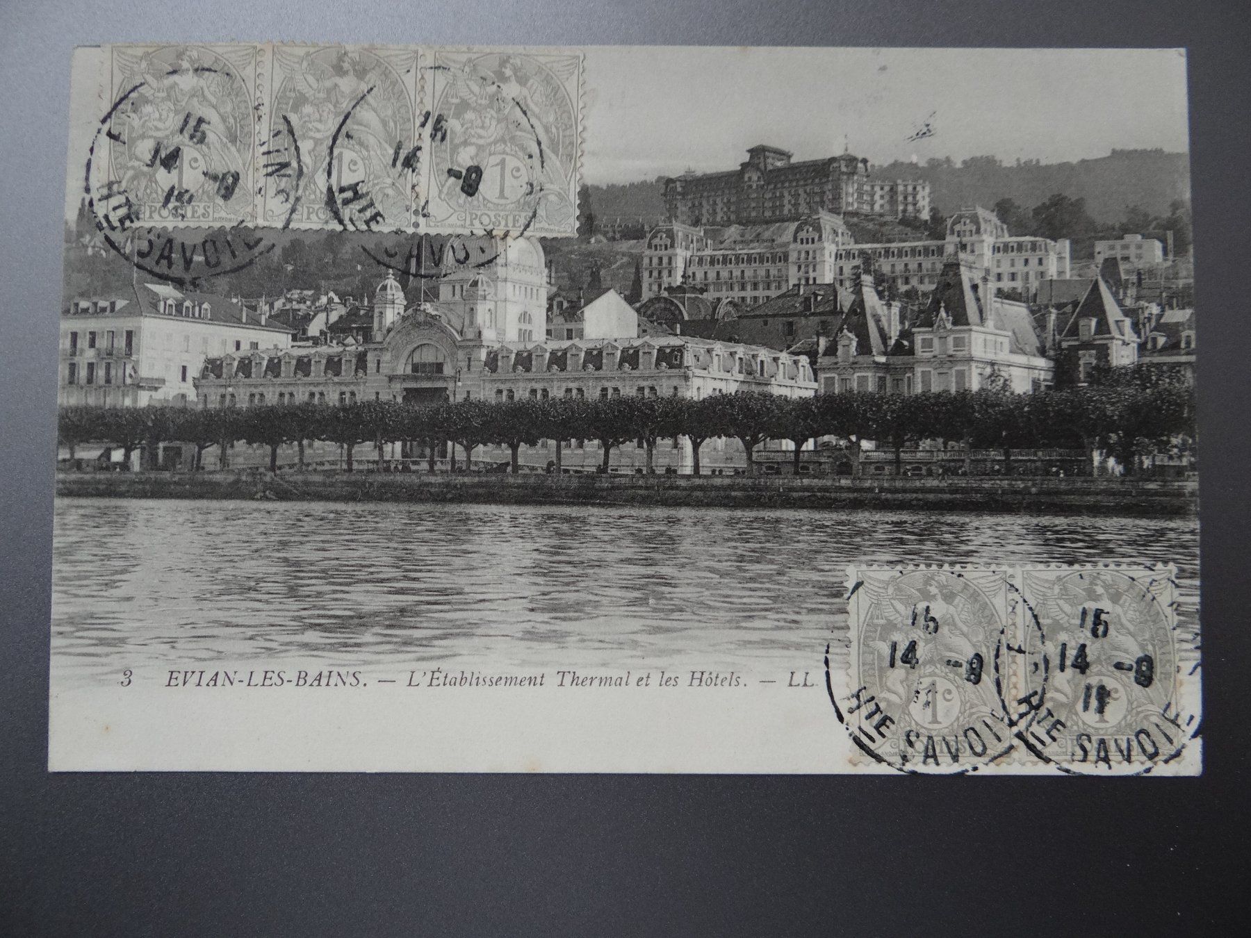 Cartoline postali: 4 alte Ansichtskarten Frankreich mit Frankatur 5x 1 C – Usato da Kriens venduto da Na4 2