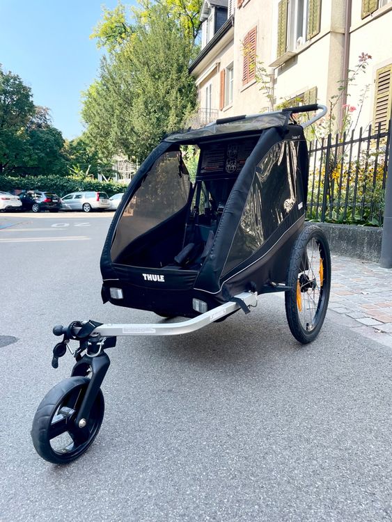 Poraceous Fahrrad Anhänger Kupplung Für Thule - Einfache Montage Für Kinderanhänger