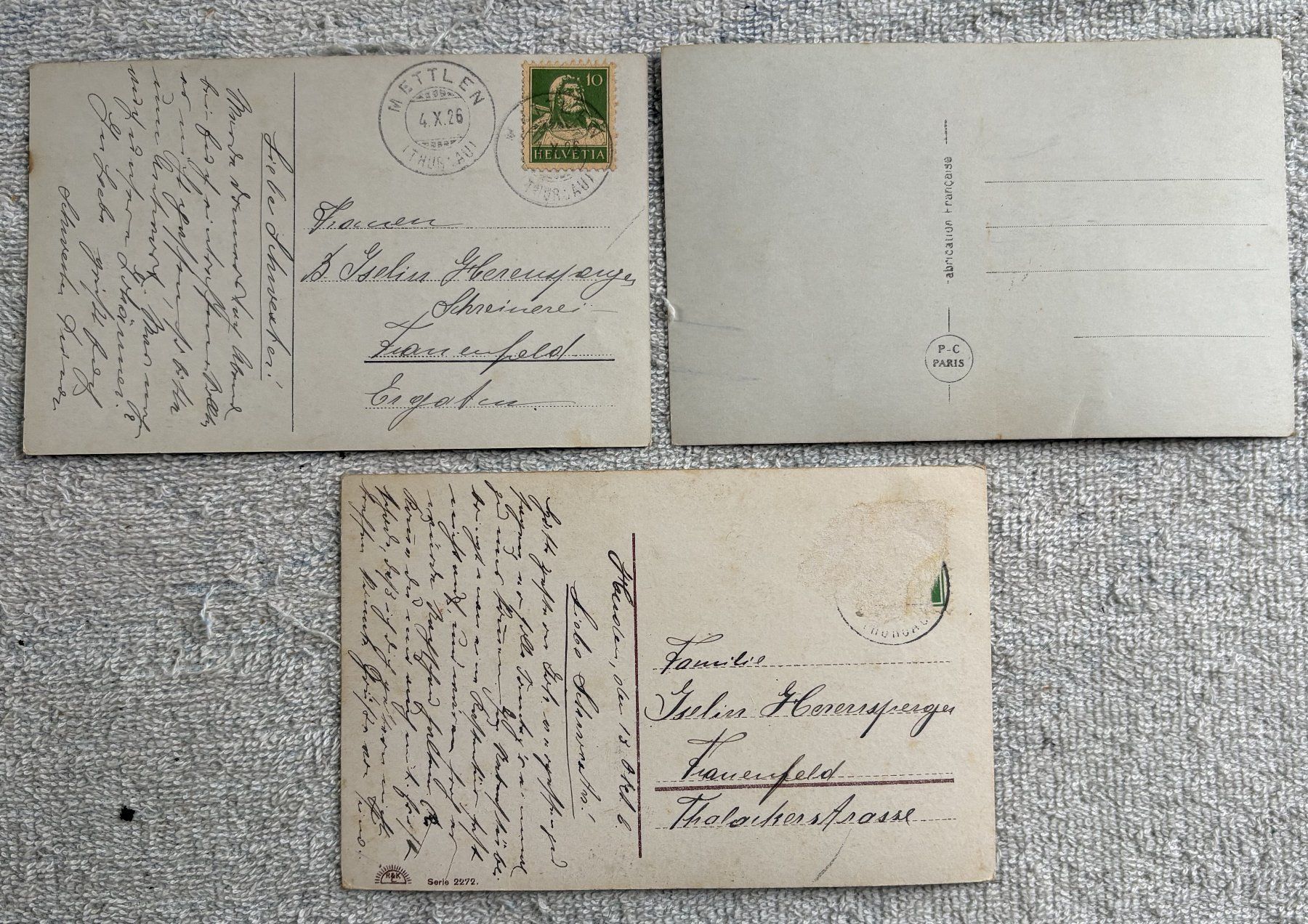 Cartoline postali: LOT ANTIKE ANSICHTSKARTEN – Usato da Ostermundigen venduto da Kari1937 1