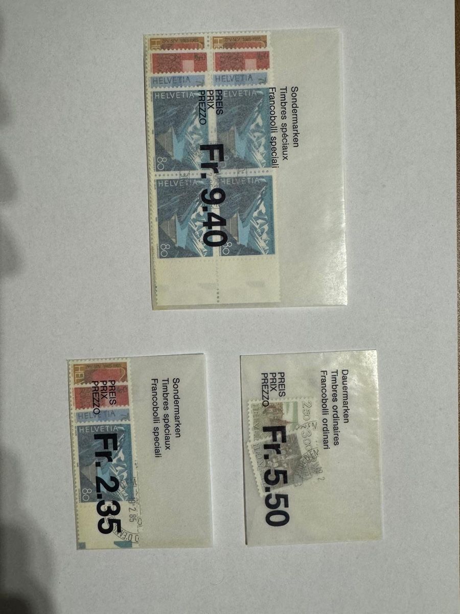 Alle Briefmarken: Sondermarken 1985 – Neu (gemäss Beschreibung) aus Bütschwil von sof_p98b