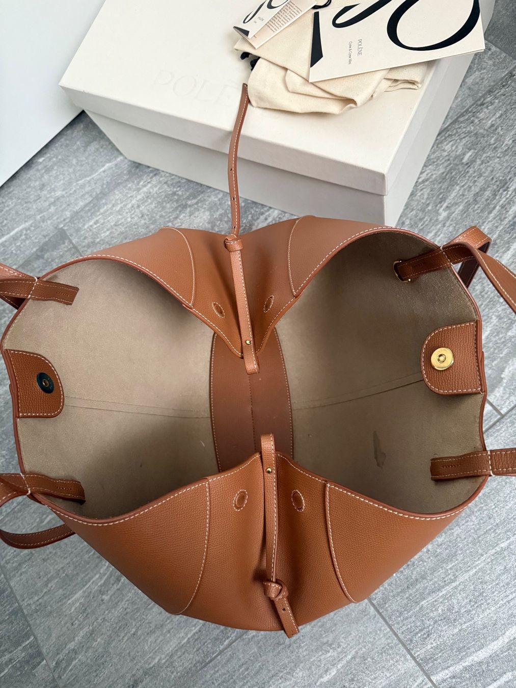 Polène Borse da donna: Polene Cyme - Textured Camel Fullset – Usato da Wangen ZH venduto da seretdn 8