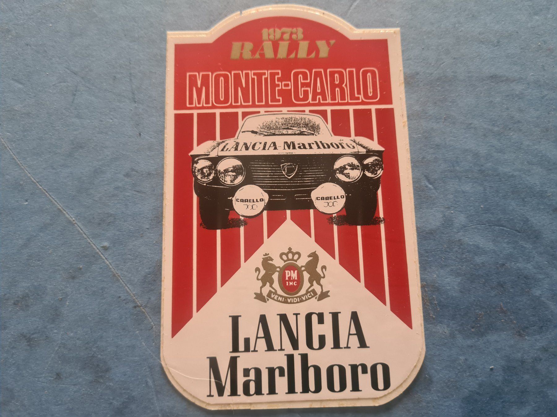 LANCIA 1973 RALLY MONTE-CARLO STICKER NEW OLD STOCK (Gebraucht) in ...