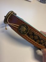 Hundehalsband Leder, Vintage look