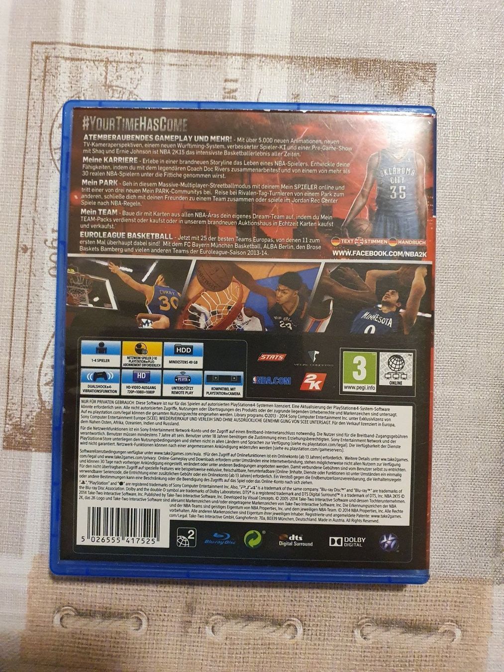 Giochi: NBA 2K 2015 PS4 – Nuovo (secondo la descrizione) da Ostermundigen venduto da ala_pt5h 2