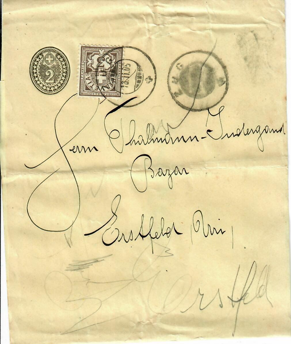 Tutti i francobolli: Streifband Zug 1905 mit 59B – Usato da Hochdorf venduto da Ziegel-16