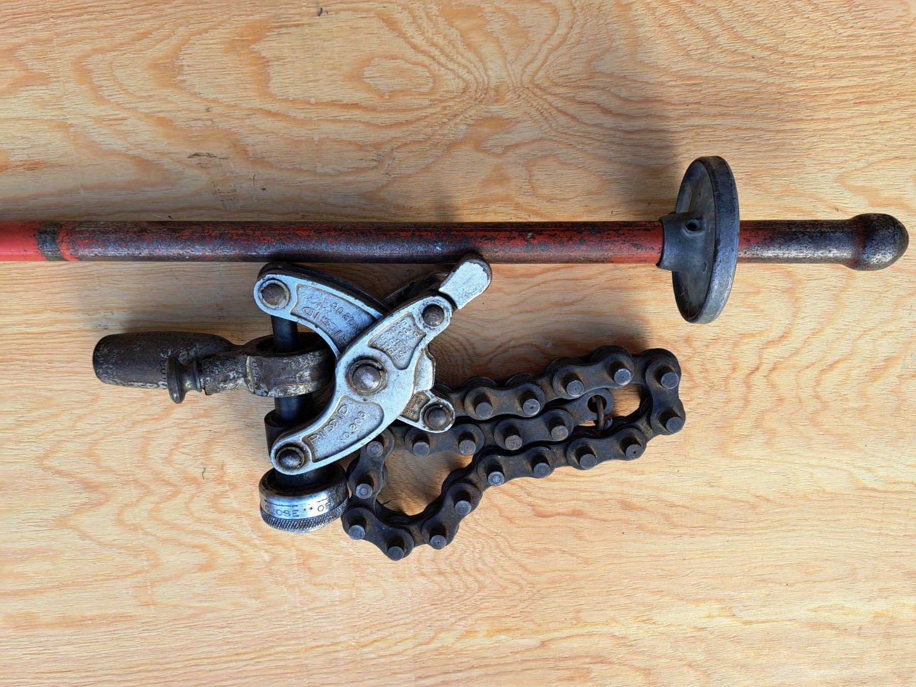 Ridgid Alle Werkzeuge: Kettenrohrabschneider Ridgid Nr.206 – Gebraucht aus Tuggen von Robi12