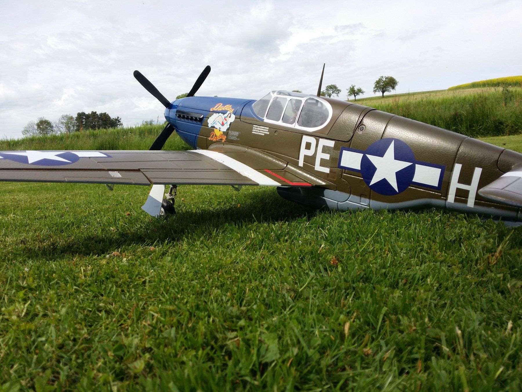 FMS RC Modellbau: Mustang FMS P 51 B – Gebraucht aus Kriechenwil von Gerywebster