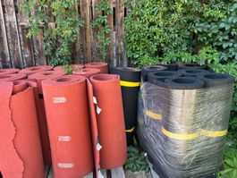 Rouleaux revêtement sol caoutchouc SBR recyclé – Formtech