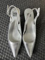 La Redoute Slingpumps Silber Gr. 41 - Perfekt für Partys!