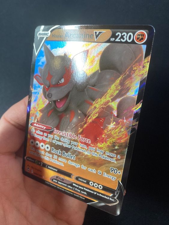 Hisuian Arcanine V 90 - Hisui-Arkani V - Silver Tempest - EN (Neu (gemss  Beschreibung)) in Hausen AG fr CHF 2.5  mit Lieferung auf Ricardo kaufen