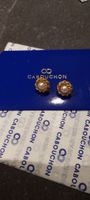 Modeschmuck Ohrstecker neu  "Gold"Perle vergoldet Nikel frei