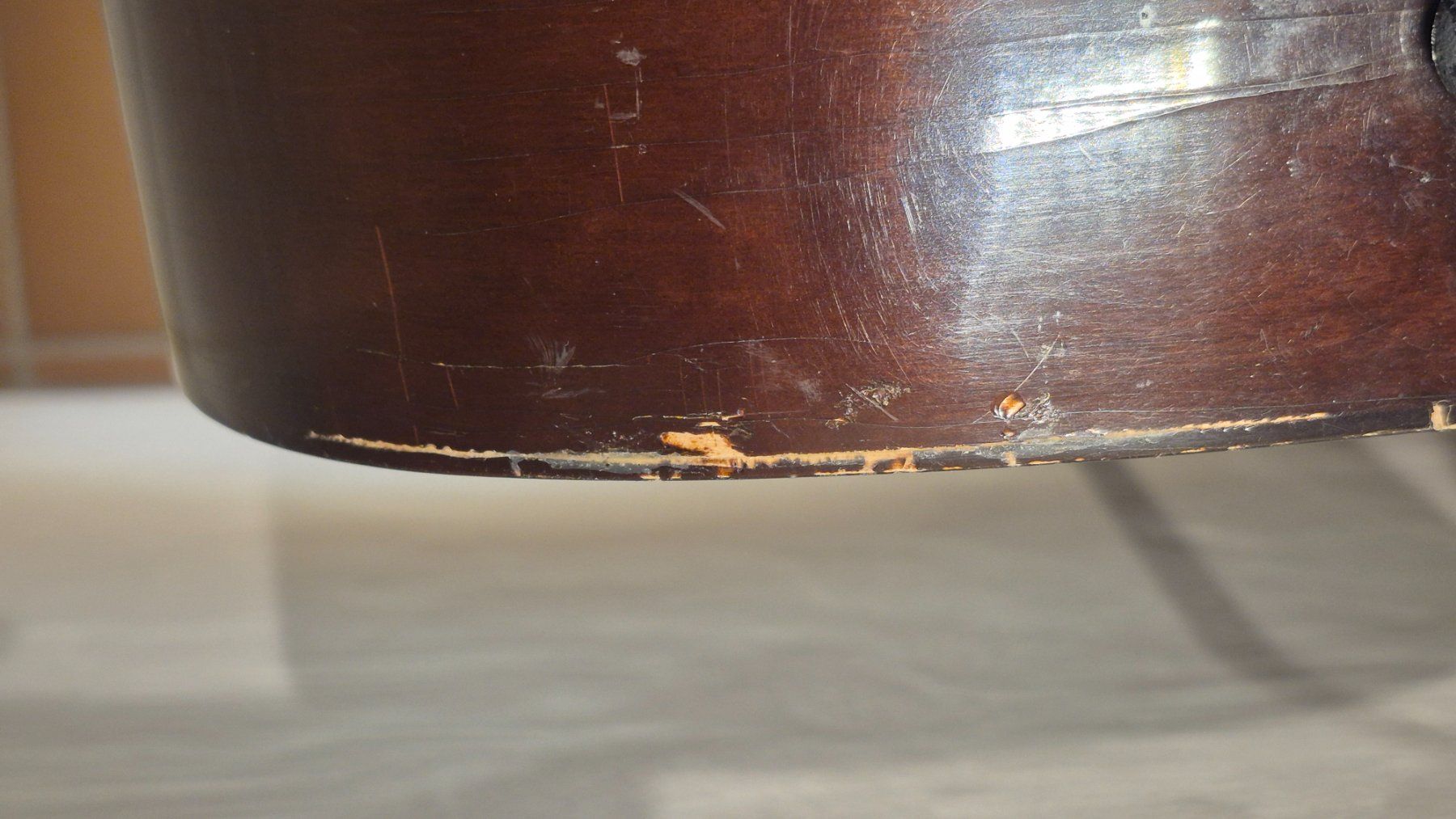 Strumenti musicali: Antike Parlor Gitarre Levin 60 1946 – Usato da Winterthur venduto da NorrSydGuitars 9