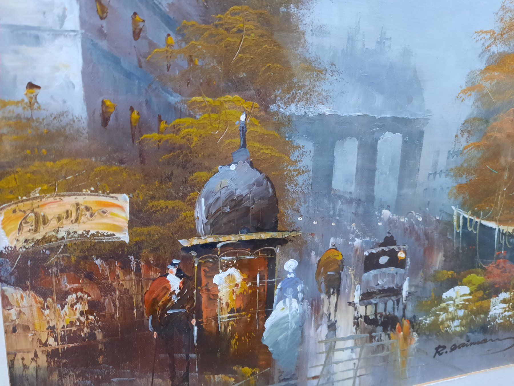 Dipinti: Schön gemalenes Kunstbild, signiert. – Usato da Weinfelden venduto da JoeBaer 2