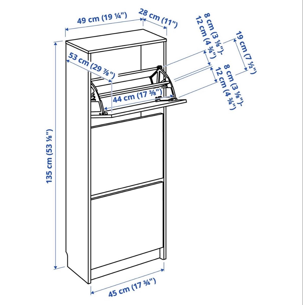 Armoires: Ikea Bissa Schuhschrank 3 Fächer – D'occasion à Zürich par katrin_march 1