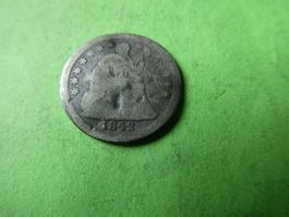 USA 1842,  Half Dime    - Silber