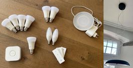 Komplettes Philips Hue smart lighting system