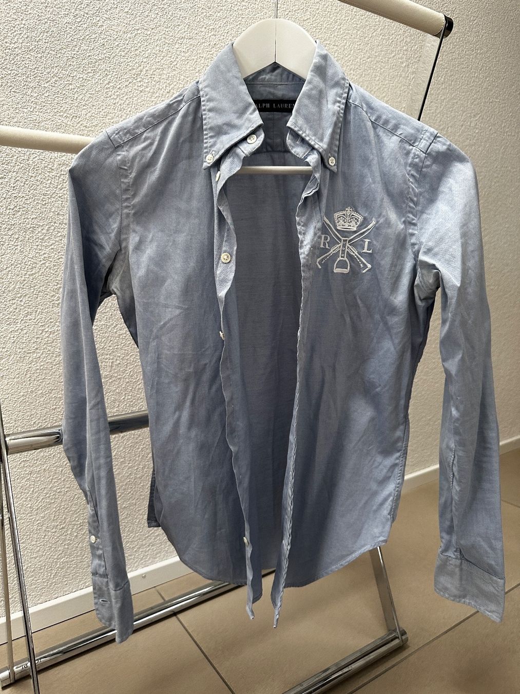 Ralph Lauren Camicette: Ralph Lauren Bluse Damen hellblau in Gr. 2 – Usato da Rothrist venduto da moreno_81 2