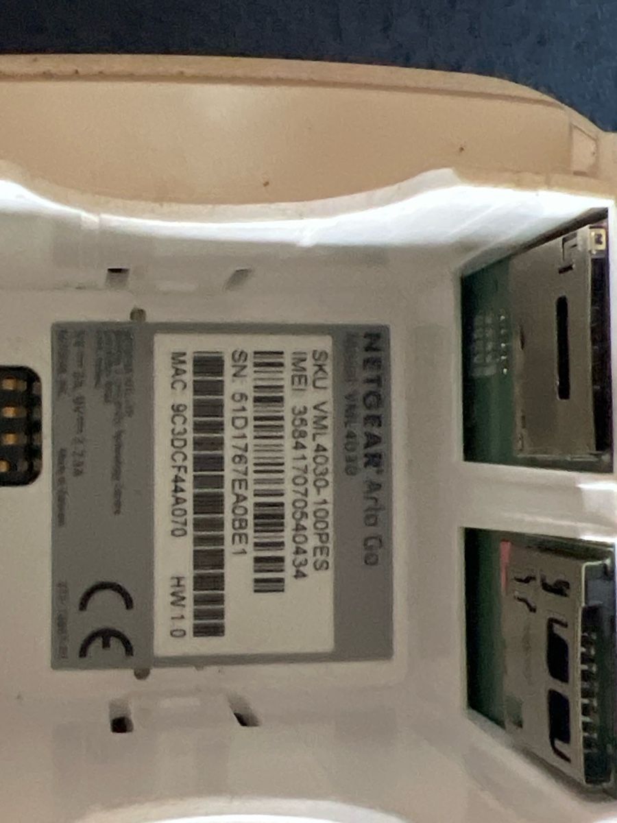 Arlo Videocamere: Netgear Arlo Go (Modellnummer: VML4030). – Usato da Biglen venduto da Giorgio4 2