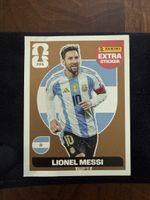 Panini WM 2022 Messi Extra Sticker - Top Zustand!