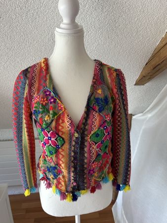 Strickjacke Antica Santoria by Giacomo Cinque ONE SIZE bunt