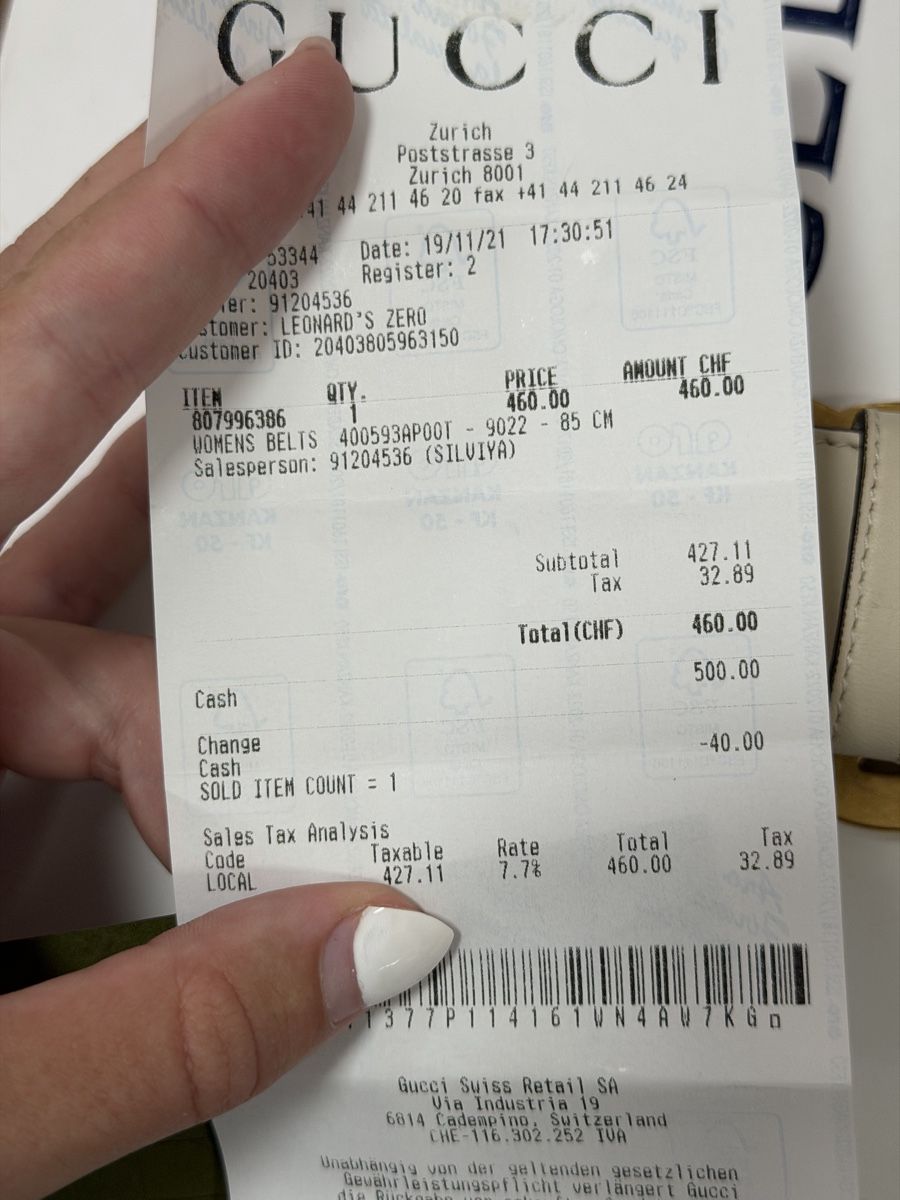 Gucci Cinture: Gucci Gurt Leder Grosse 85cm neuwertig – Nuovo (secondo la descrizione) da Wolfhausen venduto da leaze 6