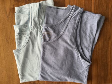 Damen Tops Doppelpack Gr. 40/42 blau/ NEU