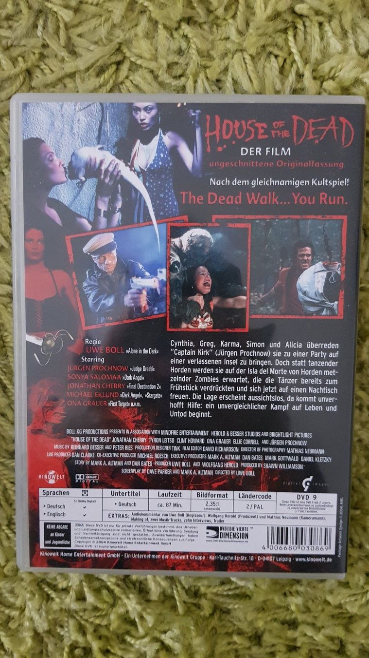Tutti i DVDs: House of the Dead – Usato da Dornach venduto da Letizia1987 1