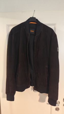 Boss Lederjacke Braun 52