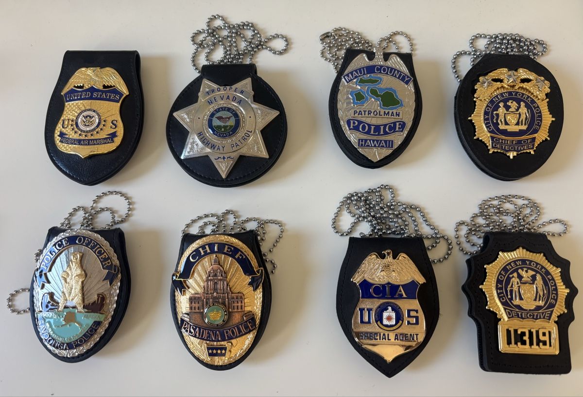Placchette & Badge: Police Badges USA Metall – Nuovo (secondo la descrizione) da Wohlen b. Bern venduto da Rocky67