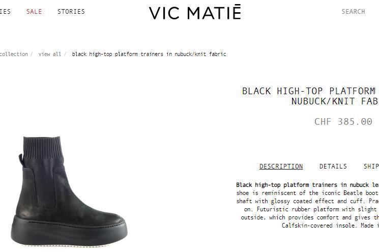 Vic Matié Scarpe da donna: Vic Matie  Boots / Bottes .38 – Usato da Collonges venduto da Auganien 2