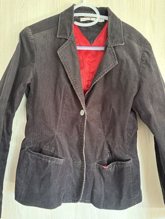 Schwarzer Cordblazer Tommy Hilfiger Grösse S Vintage