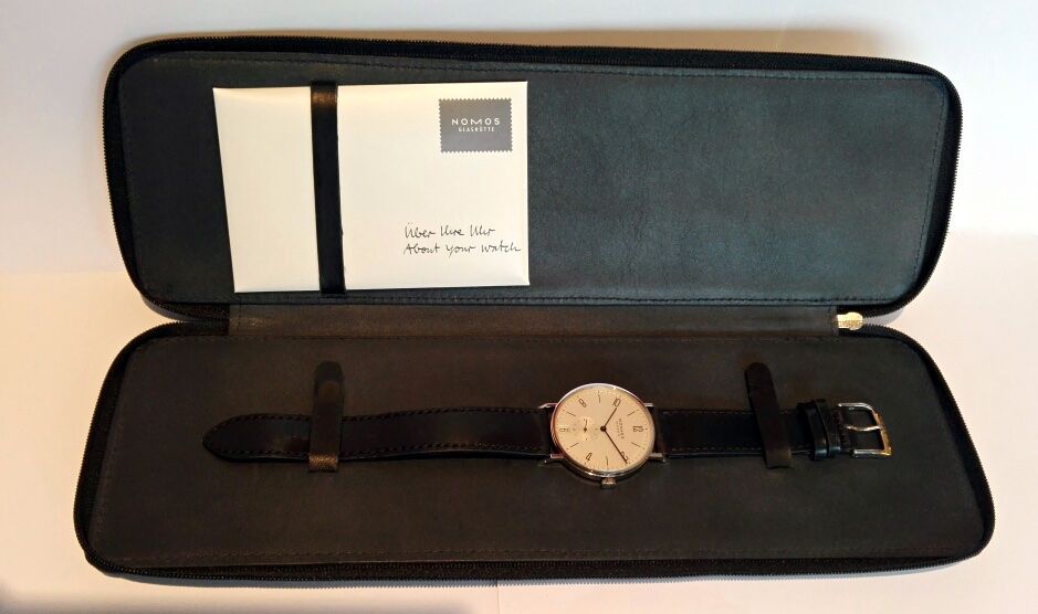 Nomos Orologi: NOMOS TANGENTE 38 DATUM – Nuovo e nell'imballaggio originale da Triesen venduto da hor_6kx9 6