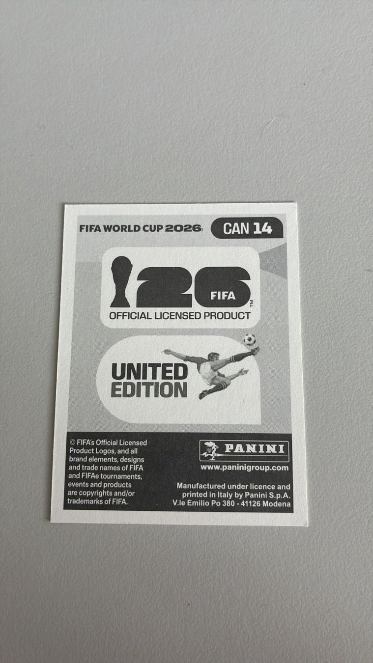 Panini Carte collezionabili: Carte panini 2026 - CAN 14 – Nuovo (secondo la descrizione) da La Neuveville venduto da Ibo2300 1
