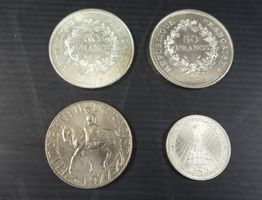 Konvolut 4 Stück Silbermünzen