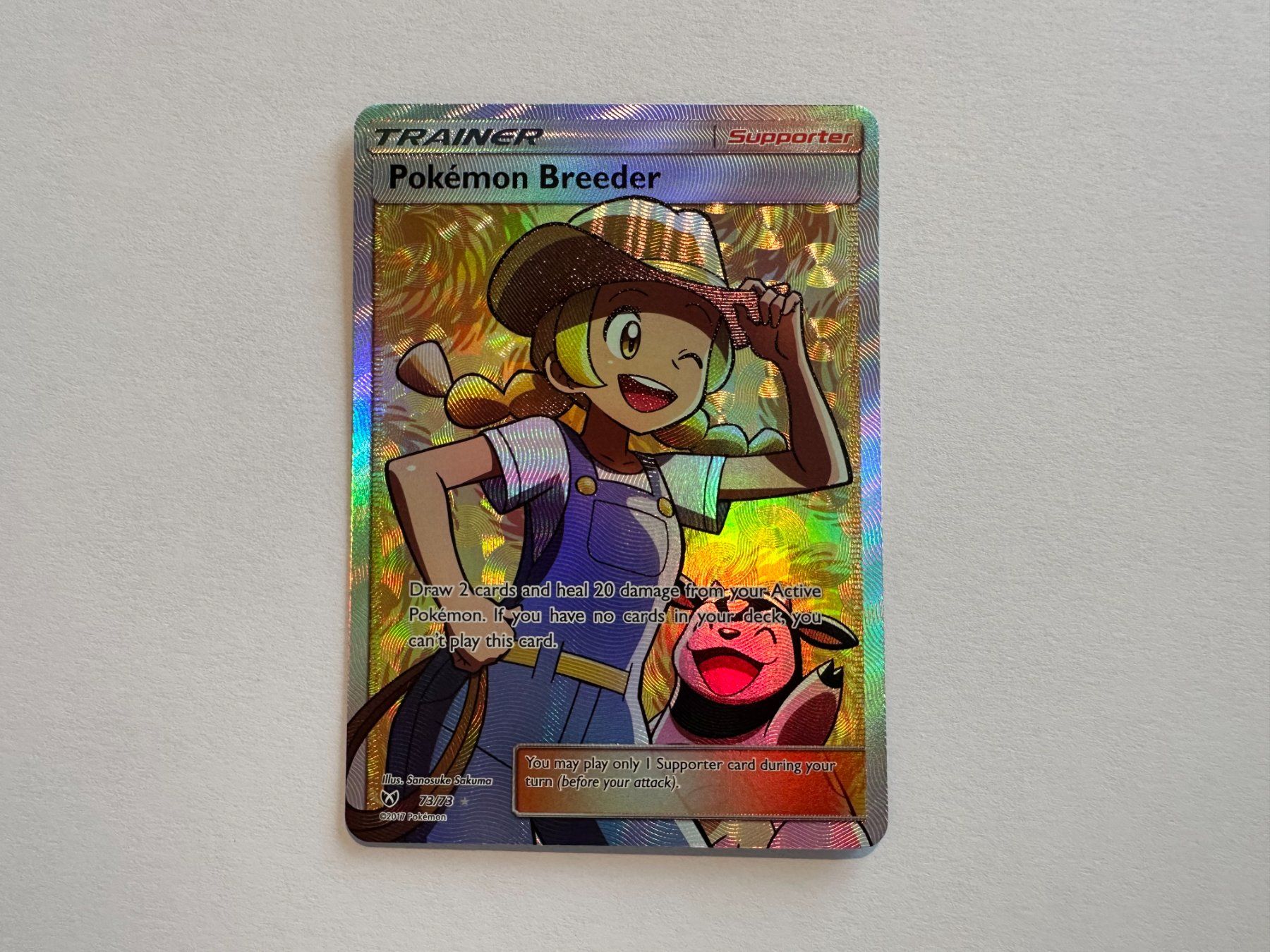 Pokémon Carte collezionabili: Trainer Pokemon Breeder Shining Legends EN – Nuovo (secondo la descrizione) da Hagendorn venduto da Pokecollectorch 1