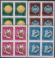 1948, Olympischen Winterspiele W25w-W28w Viererblöcke */**