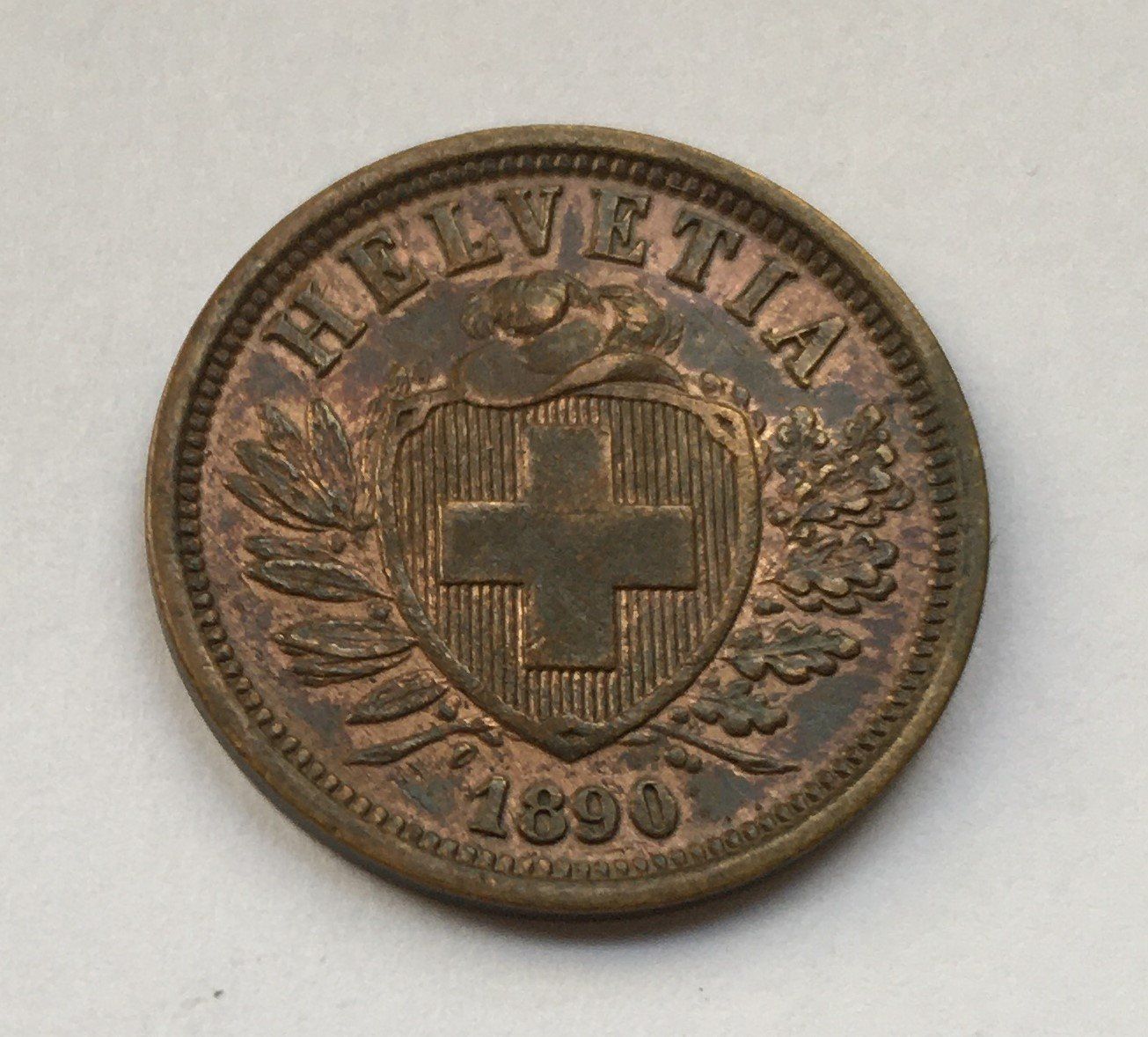 Tutti le monete: 1890 2 Rappen vz+ – Usato da Kirchberg SG venduto da Helveticus00