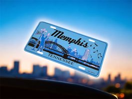 Souvenir Autonummernschild - Memphis Tennessee Neu & OVP