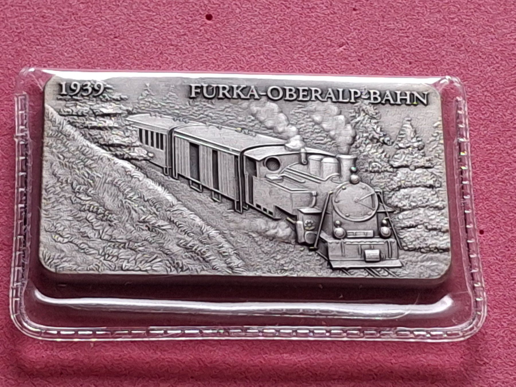 Metalli preziosi: FURKA-OBERALP-BAHN - 1 OZ FEINSILBER – Usato da Boniswil venduto da dpd4coins