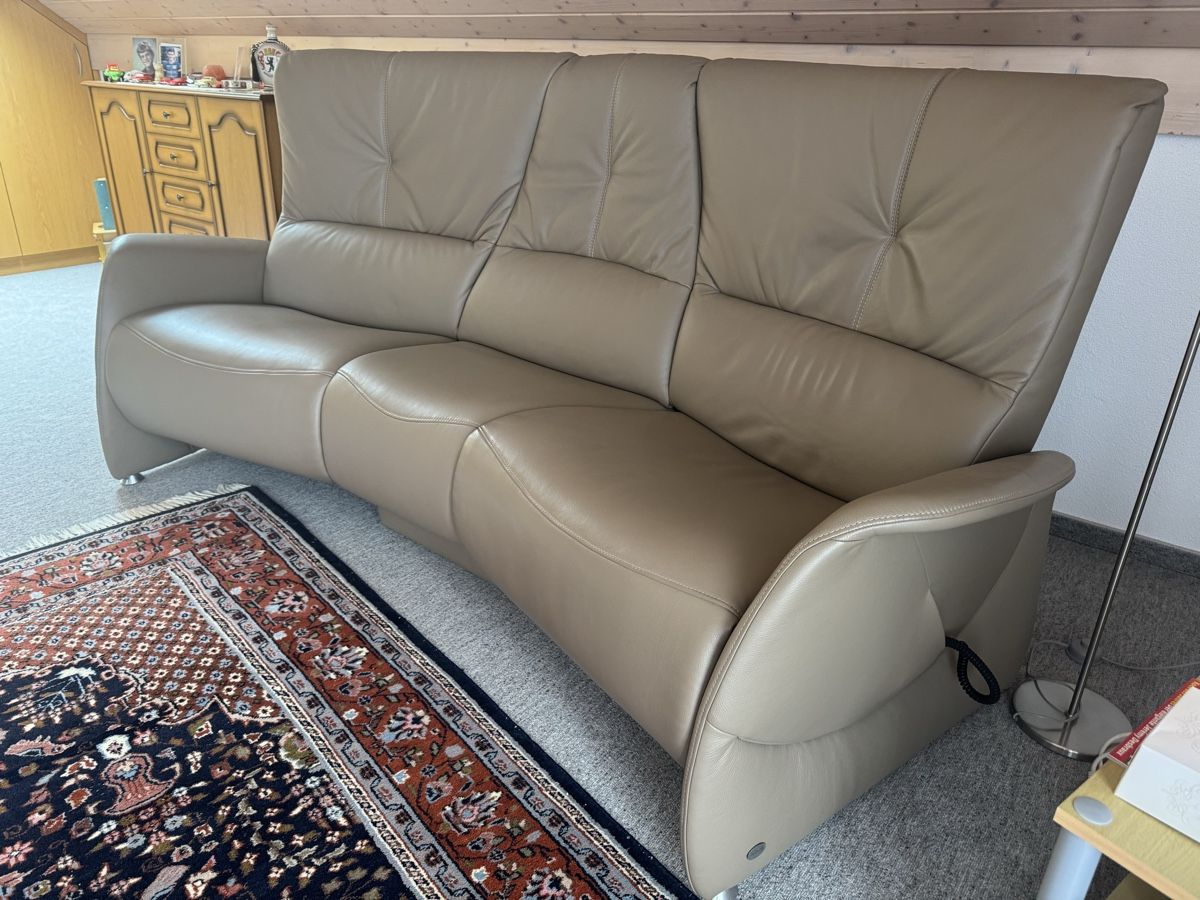 Divani: Longlife Rustika 24 - Ledersofa mit Relaxfunktion – Usato da Bichwil venduto da bling_bim 3