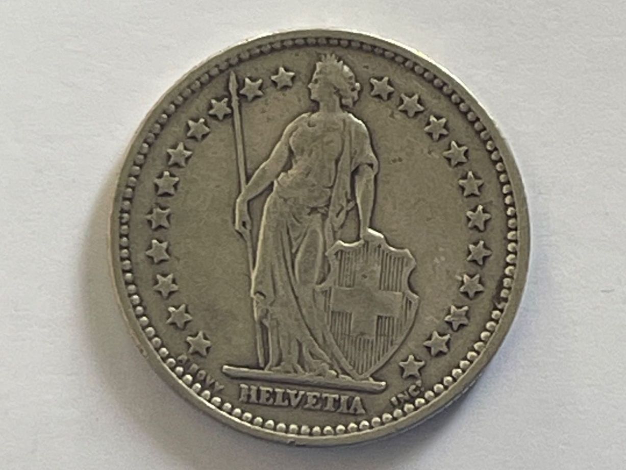 Alle Münzen: 2 Fr 1905 – Gebraucht aus Erlach von rsci 1
