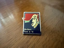 Anstecknadel Marlboro Rock-in 92 Sammlerstück gebraucht