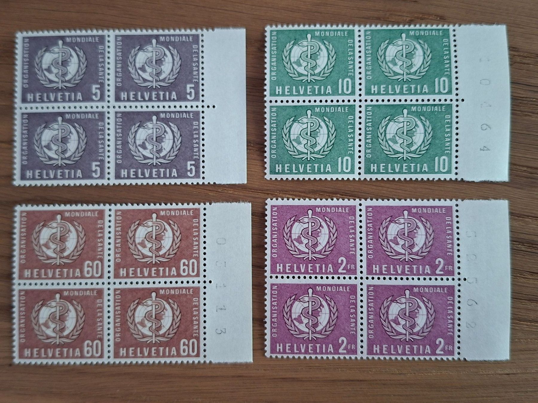 Tutti i francobolli: Dienstmarken: 4er Blocks. OMS – Nuovo (secondo la descrizione) da Hinterkappelen venduto da 1399