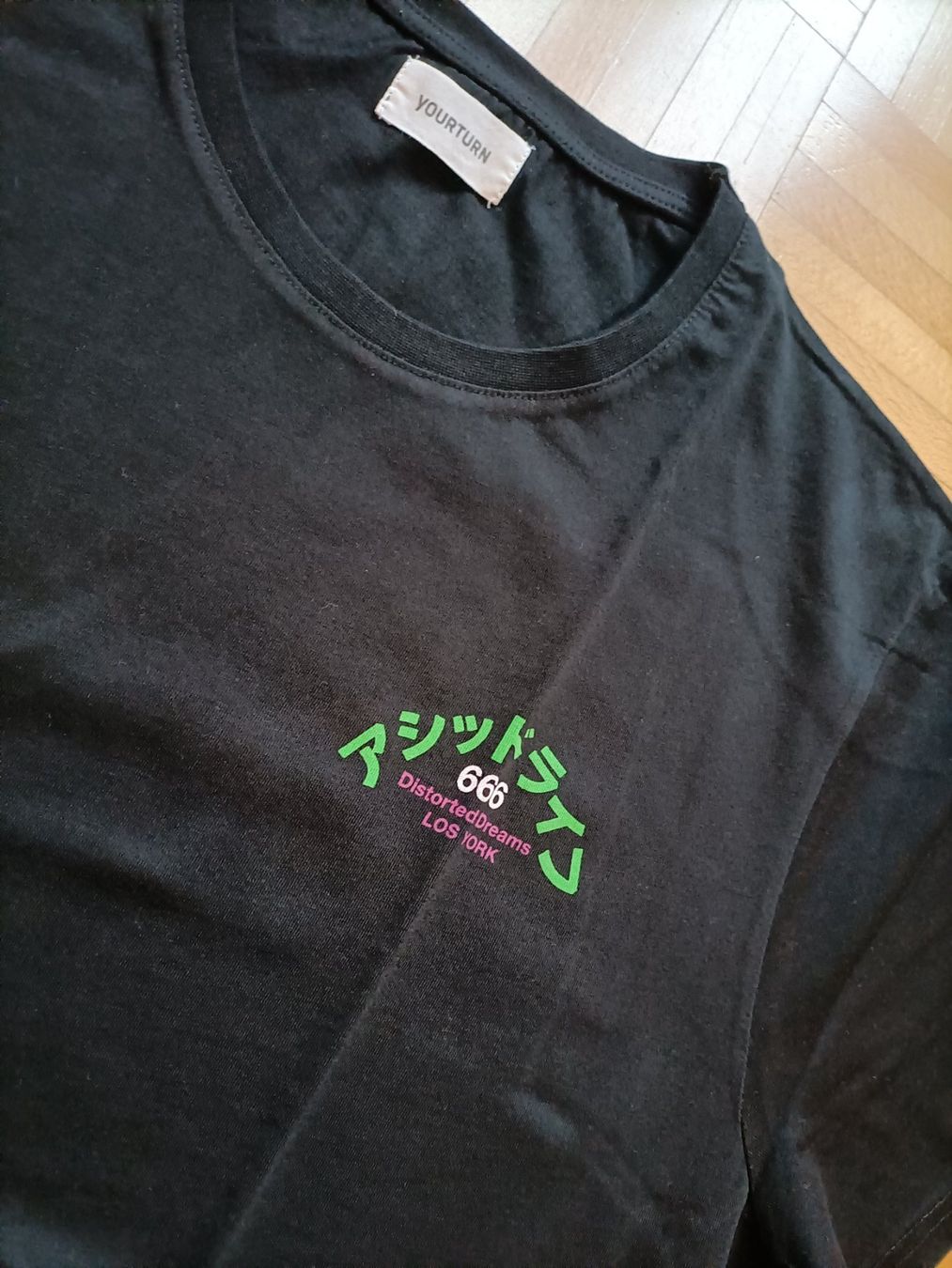 T-shirt: YOURTURN T-Shirt, Large schwarz – Usato da Rotkreuz venduto da Dima8 1